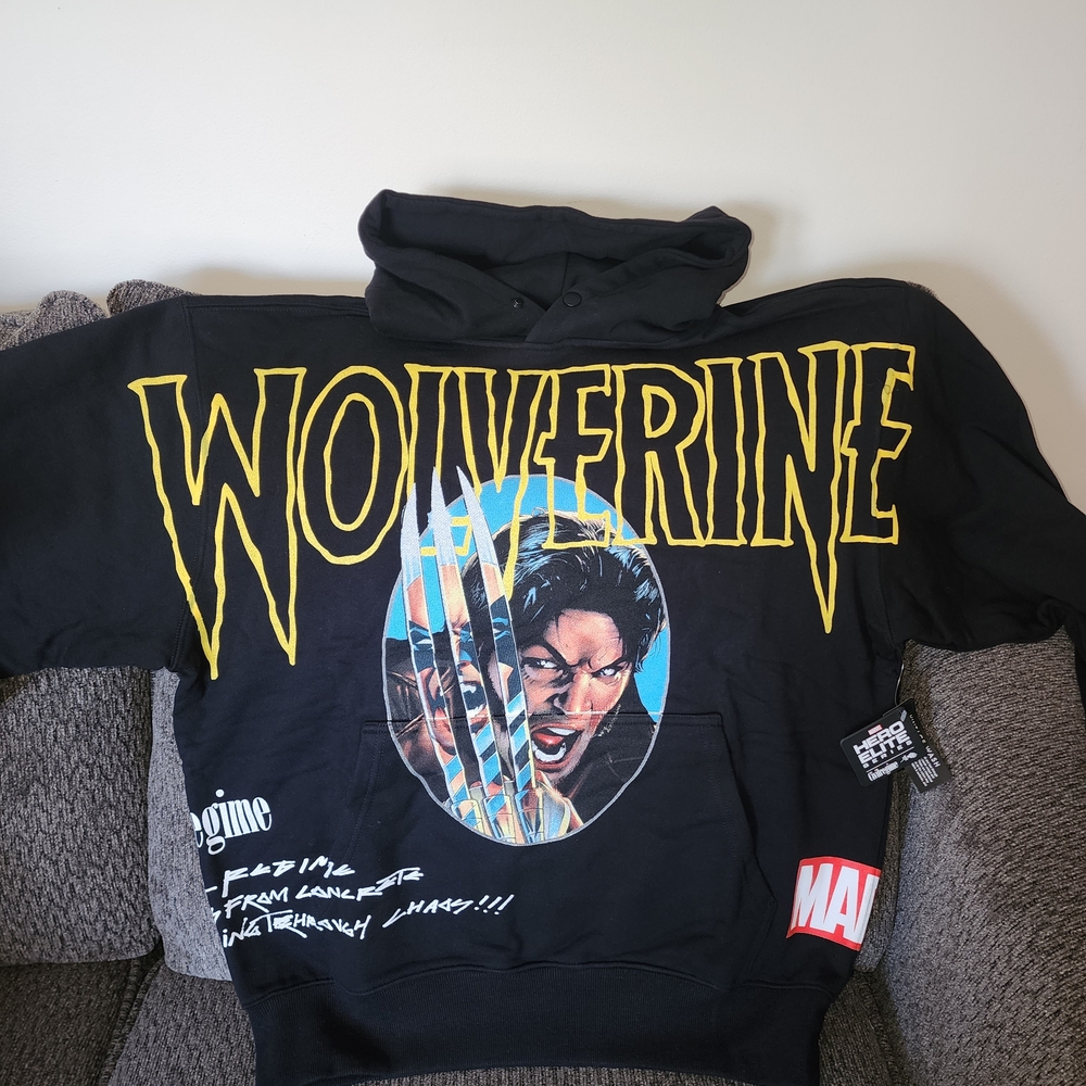 Marvel Wolverine Black Hoodie